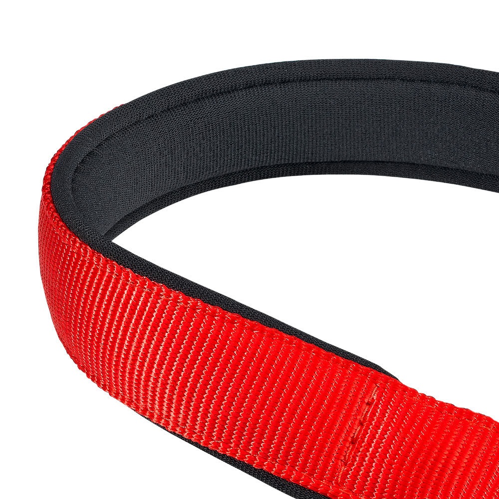 Ferplast Daytona CSS Collare Semistrangolo Rosso in Nylon con Imbottitura Morbida per Cani di Tutte le Taglie