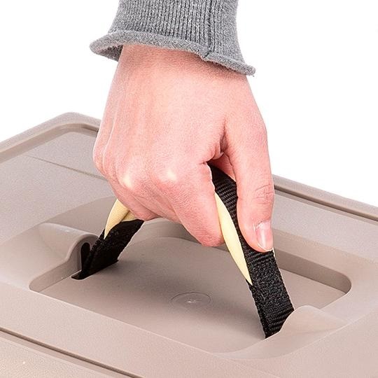 Ferplast Trasportino Atlas Car 100 - Trasportino per Cani da Auto, Doppia Apertura Scorrevole, Doppio Vano Portaoggetti, Tappeto Igienico Drenante, 100 x 60 x h 66 cm