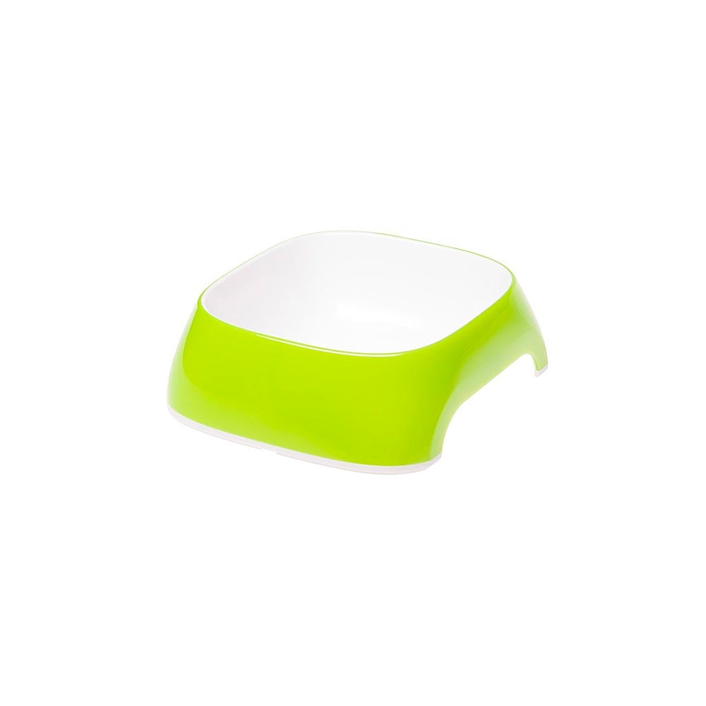 Ferplast Glam Ciotola Verde XS per Cani e Gatti - Plastica Antiscivolo, Facile da Pulire, 0,2 Litri