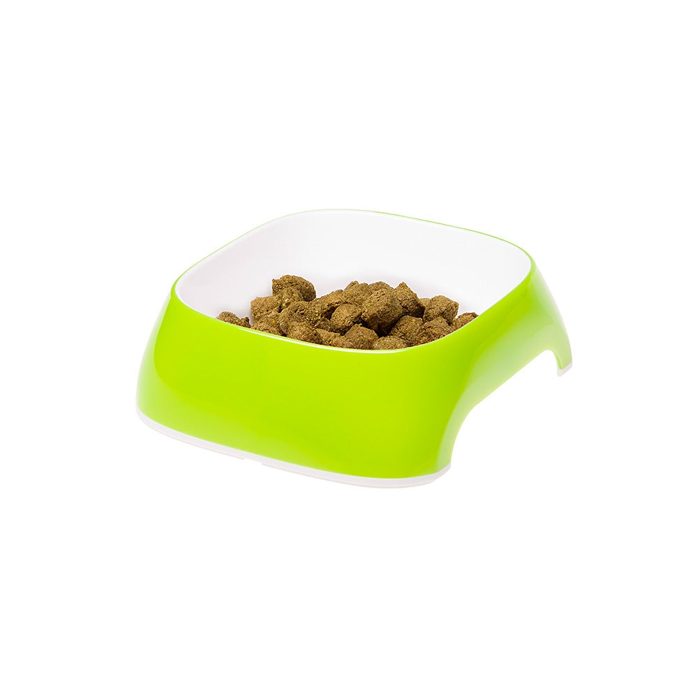 Ferplast Glam Ciotola Verde XS per Cani e Gatti - Plastica Antiscivolo, Facile da Pulire, 0,2 Litri