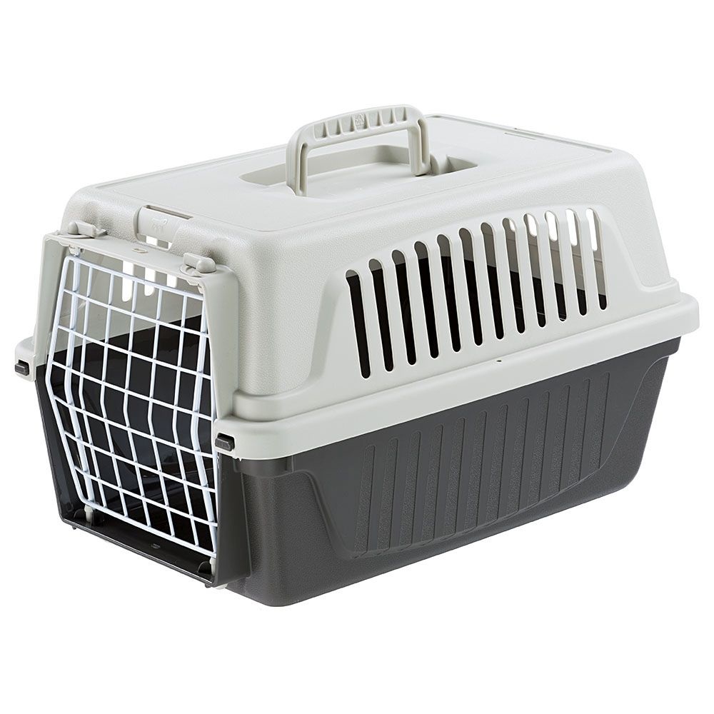 Ferplast Atlas 5 Trasportino per Cani e Gatti fino a 3 kg, con Porta in Ferro Plastificato e Fessure di Aerazione, Dimensioni 28 x 41,5 x h 24,5 cm