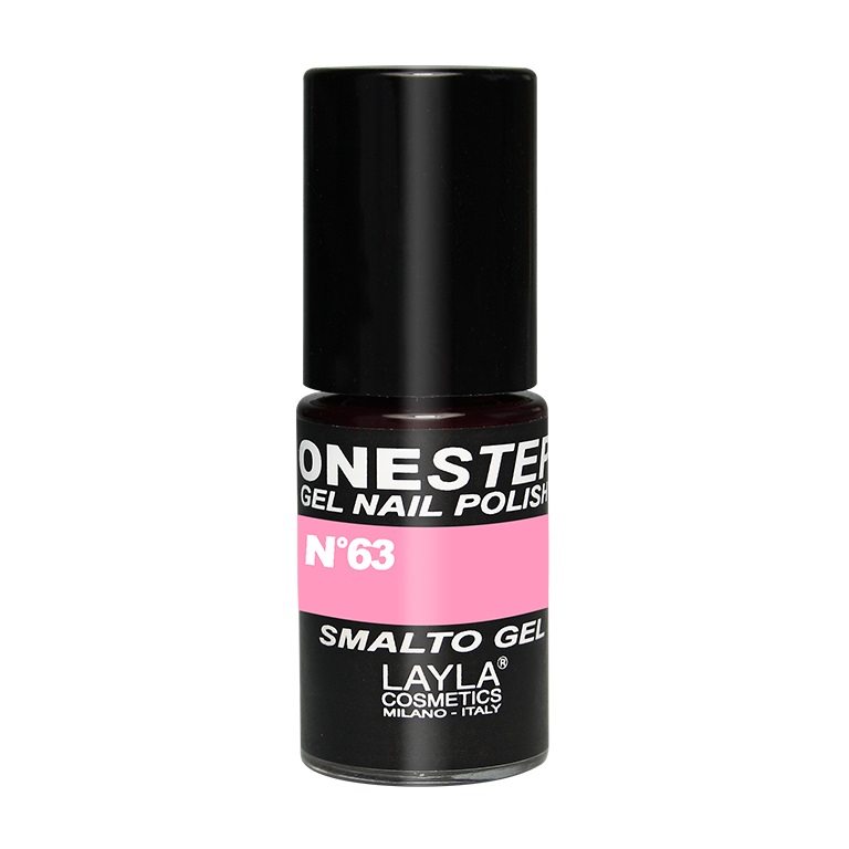 Layla Cosmetics Smalto One Step Gel 63 Primrose 5ml - Veloce e Facile da Applicare, Look Perfetto per 3 Settimane