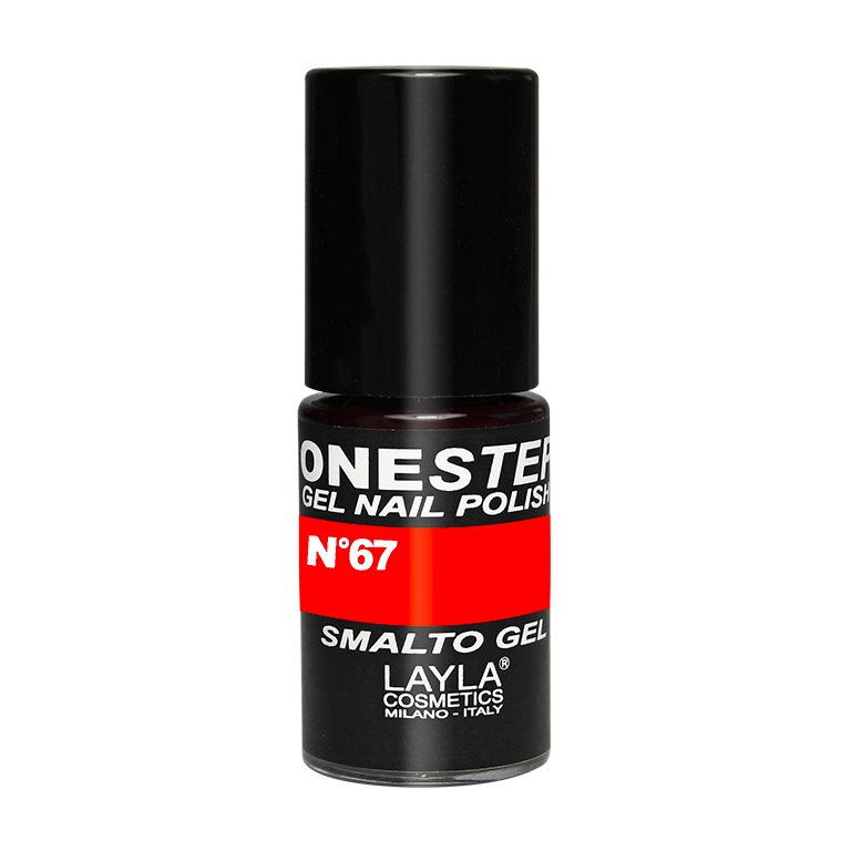 Layla Cosmetics One Step Gel Smalto 67 Sunset - 5ml, Smalto in Gel Facile da Applicare con Durata Fino a 3 Settimane