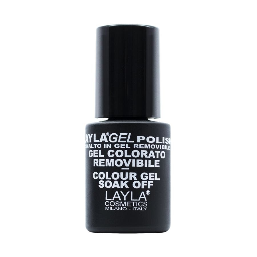 Layla Cosmetics Laylagel Polish Smalto in Gel Removibile 10 ml Purple Splendor - Finish Lucidissimo, Dura Fino a 28 Giorni