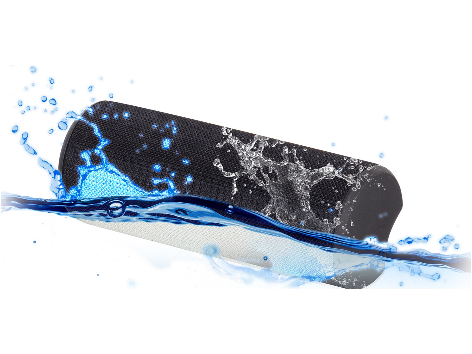 X JUMP XJ 90 Cassa Wireless Portatile Amplificata 24W con Funzione TWS, Ingresso AUX-IN, MicroSD, Microfono Incorporato e Resistente all'Acqua IPX7 - Nero