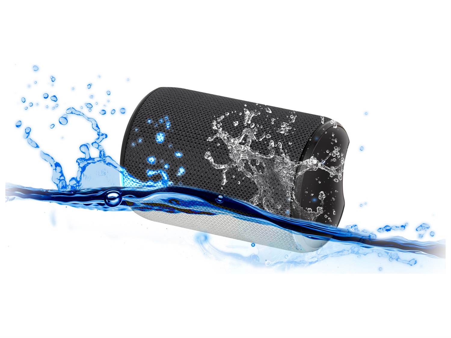 X JUMP XJ 50 Cassa Wireless Portatile Amplificata 18W con Funzione TWS, Microfono Incorporato, Waterproof IPX7, Bluetooth e AUX-IN, Turchese