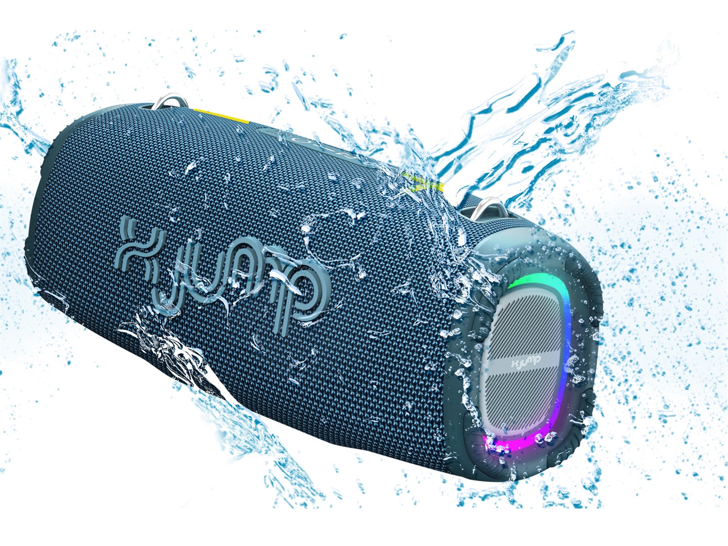 X JUMP XJ 200 Altoparlante Amplificato Wireless 90W - Bluetooth, TWS, USB, Micro SD, AUX-IN, Microfono, Resistente all'Acqua IPX5, Grigio