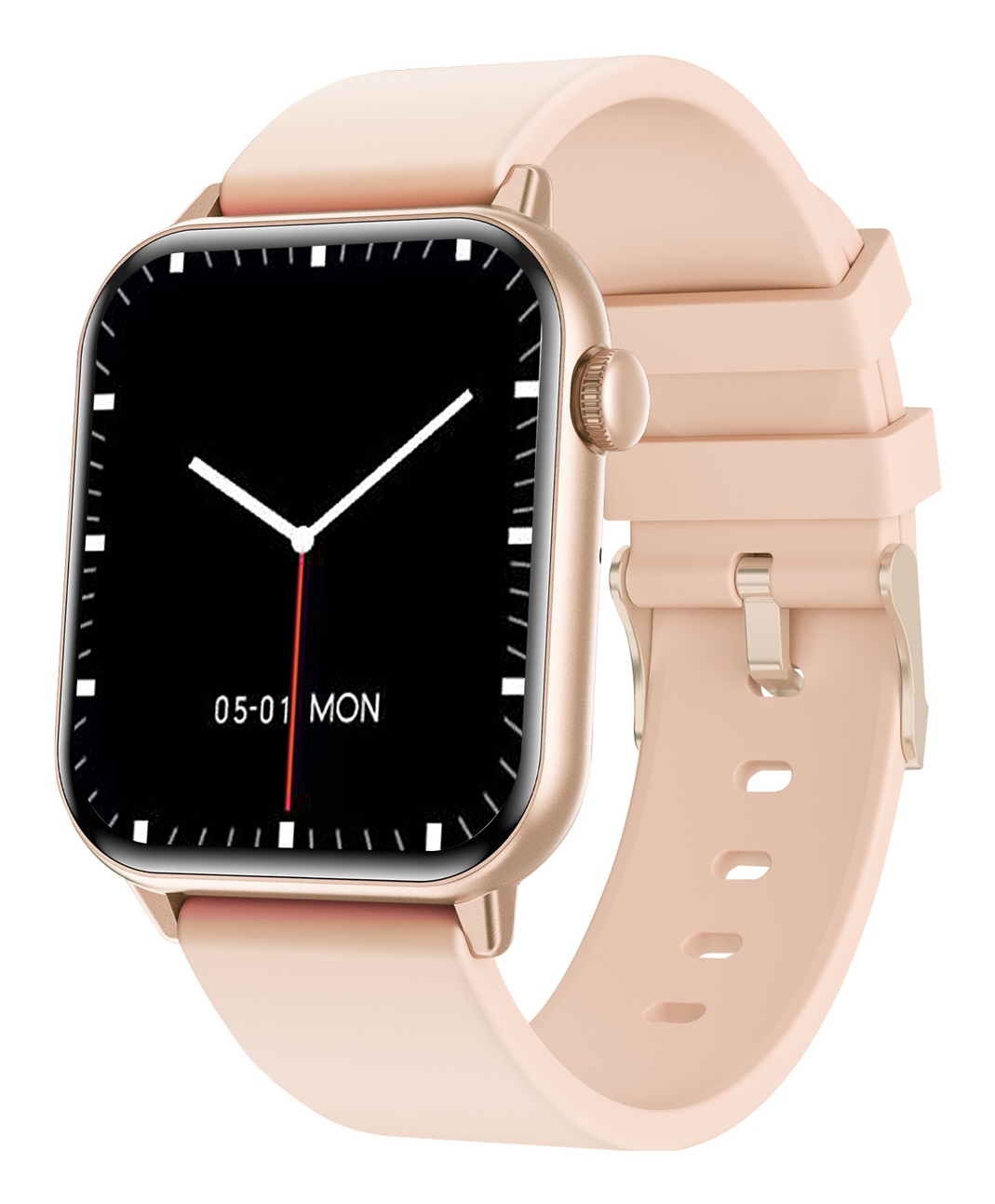 Trevi T-FIT 201 A Smartwatch Rosa con Chiamata Wireless, Display AMOLED 1.85