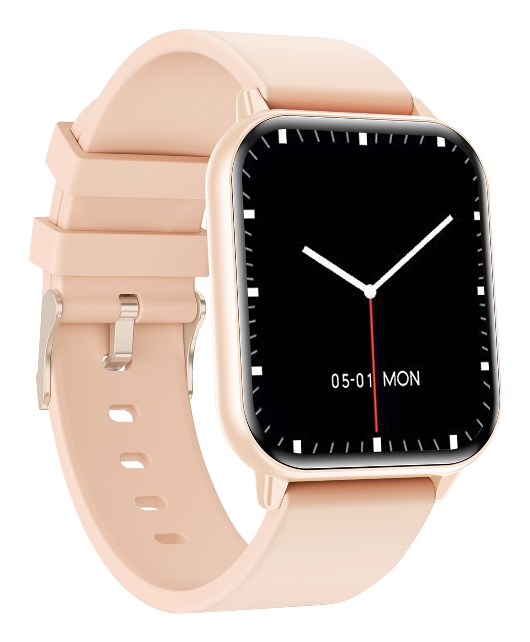 Trevi T-FIT 201 A Smartwatch Rosa con Chiamata Wireless, Display AMOLED 1.85