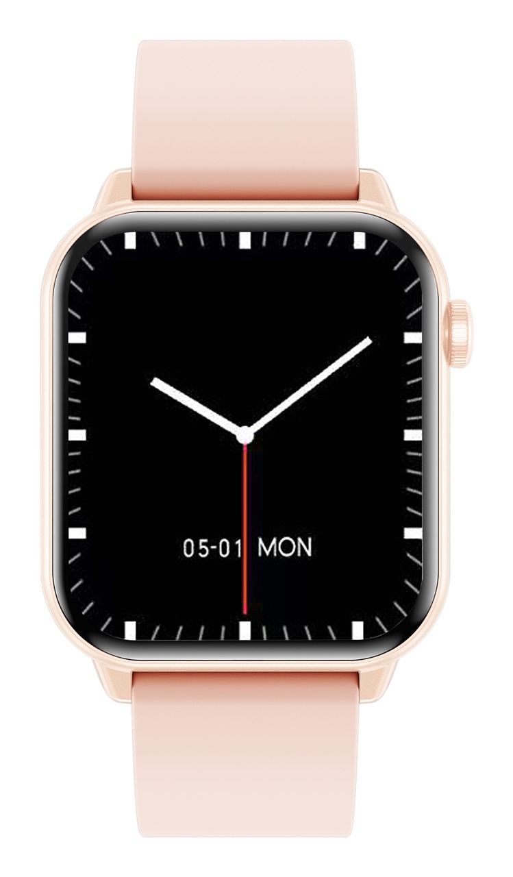 Trevi T-FIT 201 A Smartwatch Rosa con Chiamata Wireless, Display AMOLED 1.85