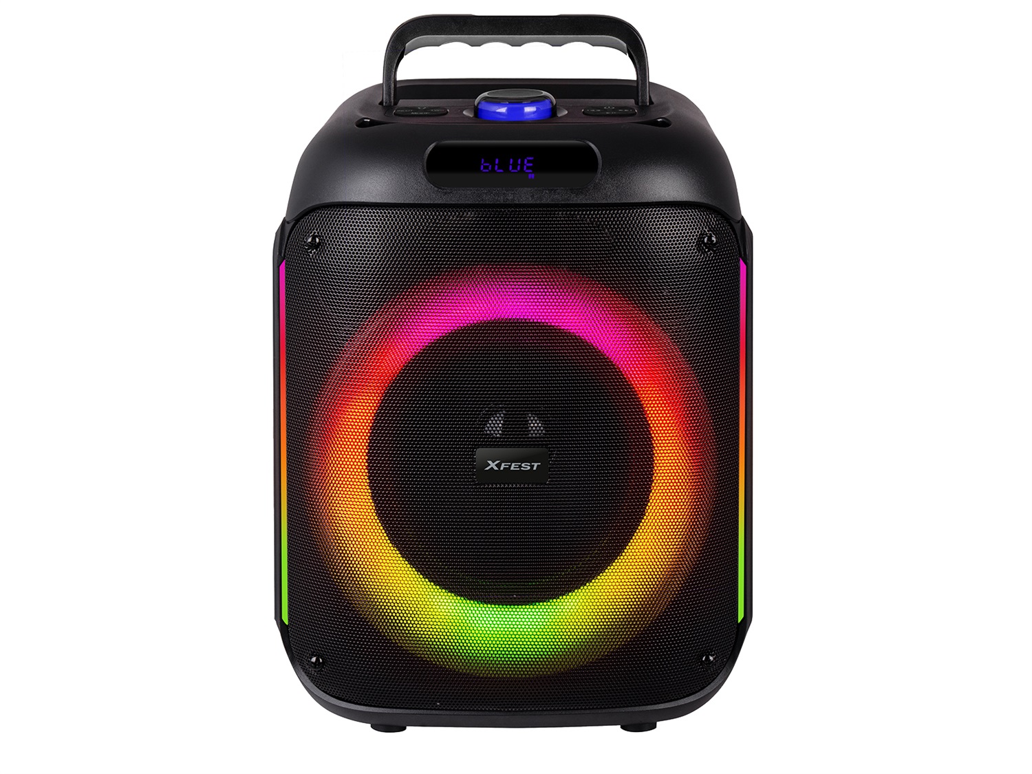 Trevi XF215 Party Box 60W - Altoparlante Portatile Wireless con Bluetooth, USB, Micro SD, Funzione TWS e Microfono