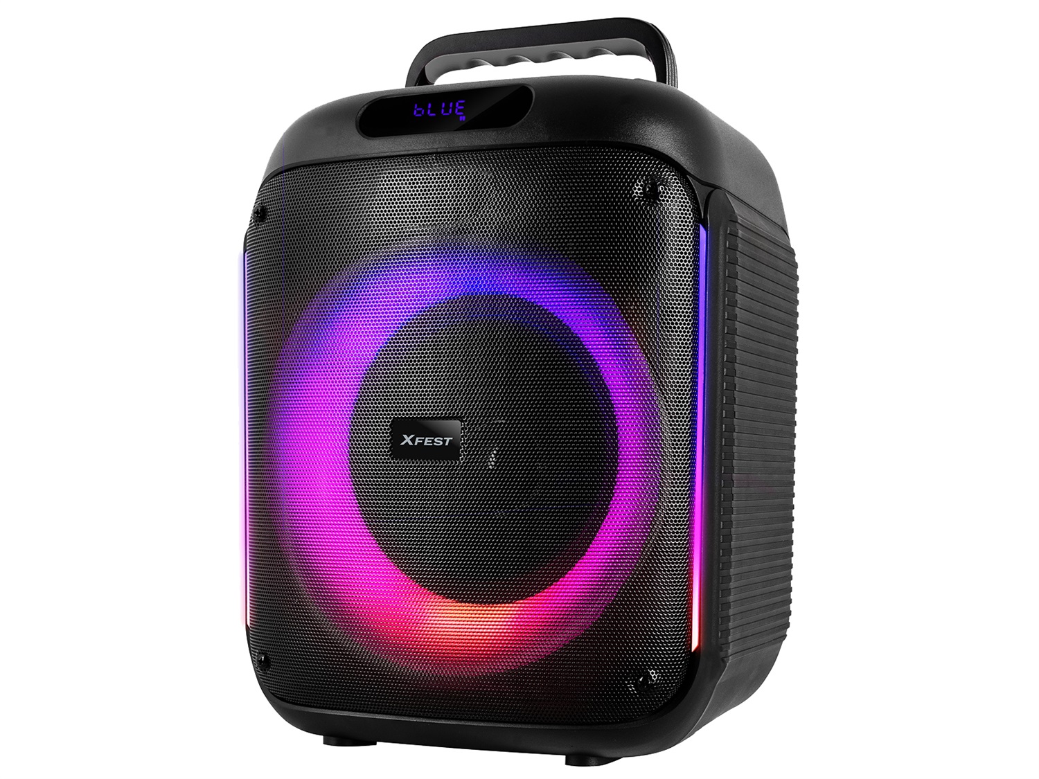 Trevi XF215 Party Box 60W - Altoparlante Portatile Wireless con Bluetooth, USB, Micro SD, Funzione TWS e Microfono