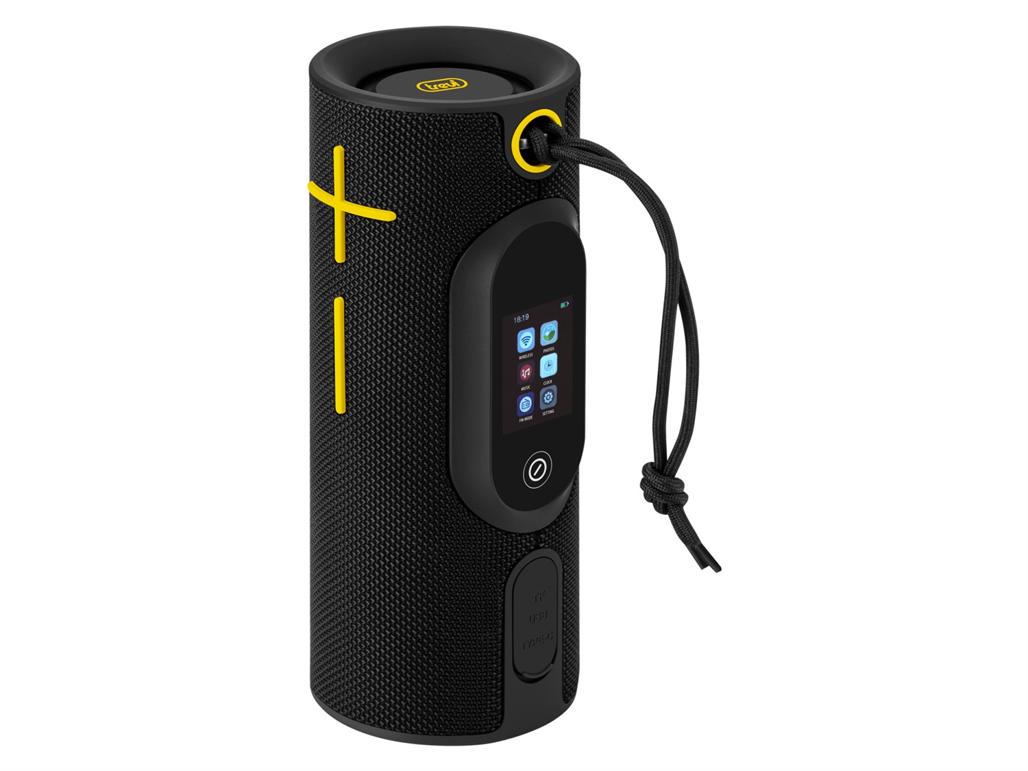 TREVI Altoparlante Bluetooth Wireless Portatile 20W Impermeabile IPX5 con Funzione Multi-Room e Display Touch