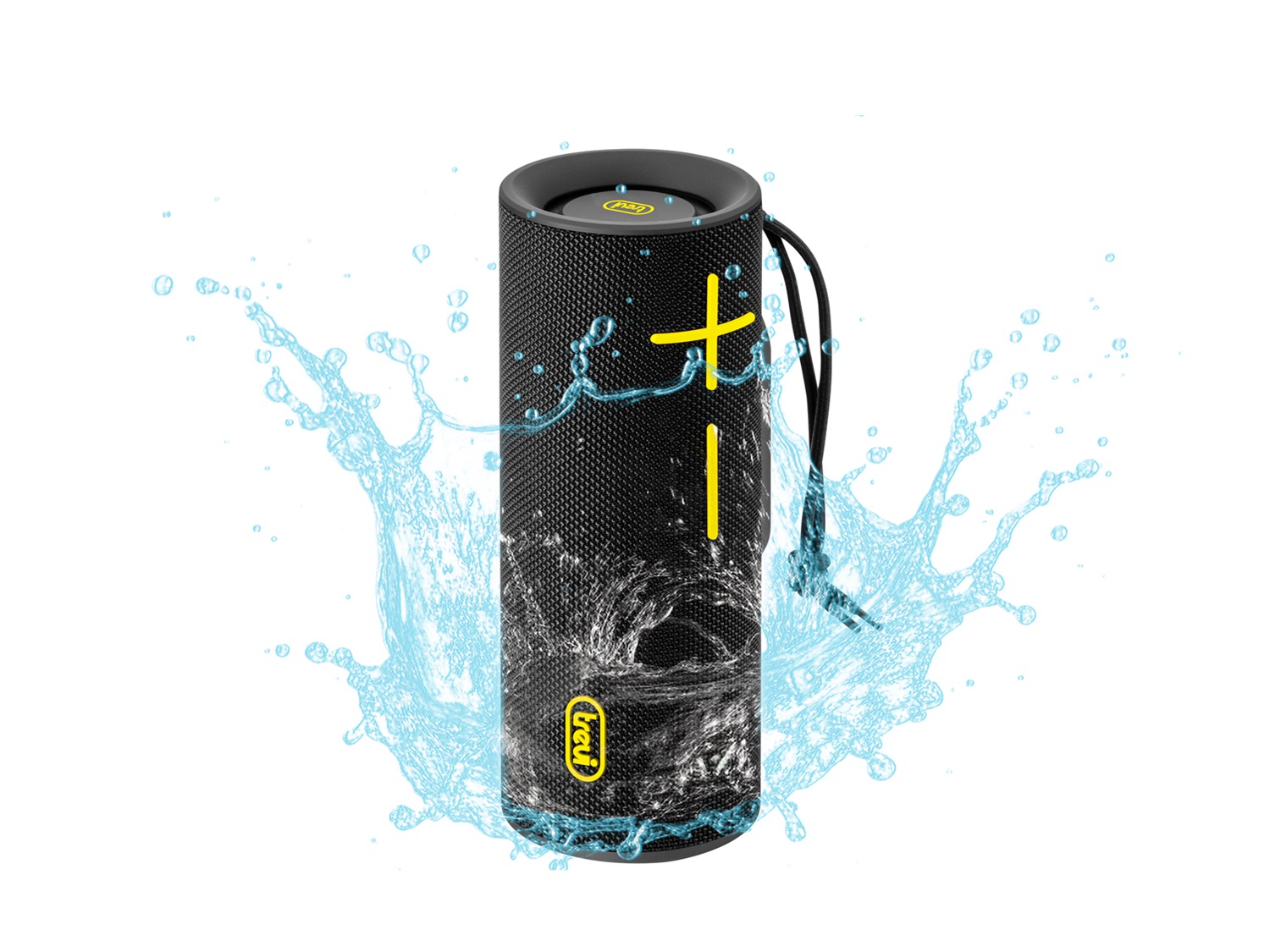 TREVI Altoparlante Bluetooth Wireless Portatile 20W Impermeabile IPX5 con Funzione Multi-Room e Display Touch