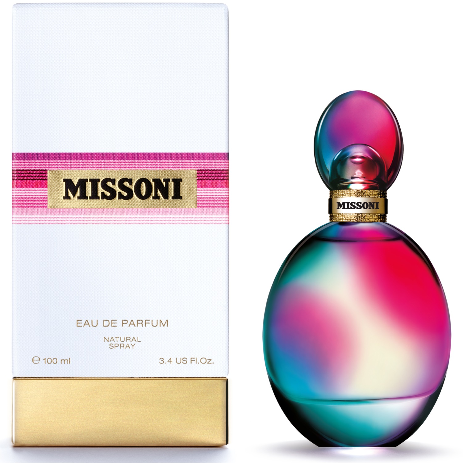 Missoni Eau de Parfum 100 ml - Fragranza Femminile con Gelsomino e Mahonial