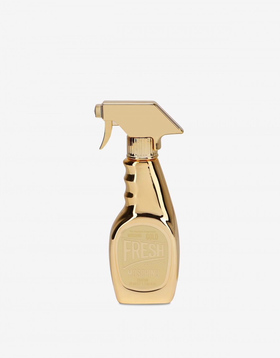 Moschino Gold Fresh Couture Eau de Parfum Donna 50 ml - Fragranza Floreale-Fruttata con Note di Mandarino, Pera e Rabarbaro