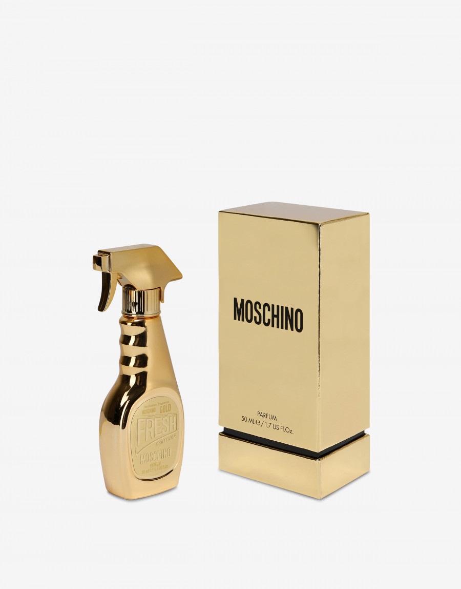 Moschino Gold Fresh Couture Eau de Parfum Donna 50 ml - Fragranza Floreale-Fruttata con Note di Mandarino, Pera e Rabarbaro