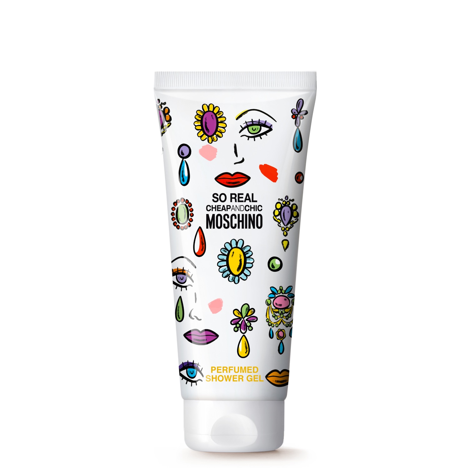 Moschino So Real Cheap & Chic Perfumed Shower Gel 200ml - Gel Doccia Idratante per Donna con Note di Arancia Amara, Mandarino e Peonia Rosa