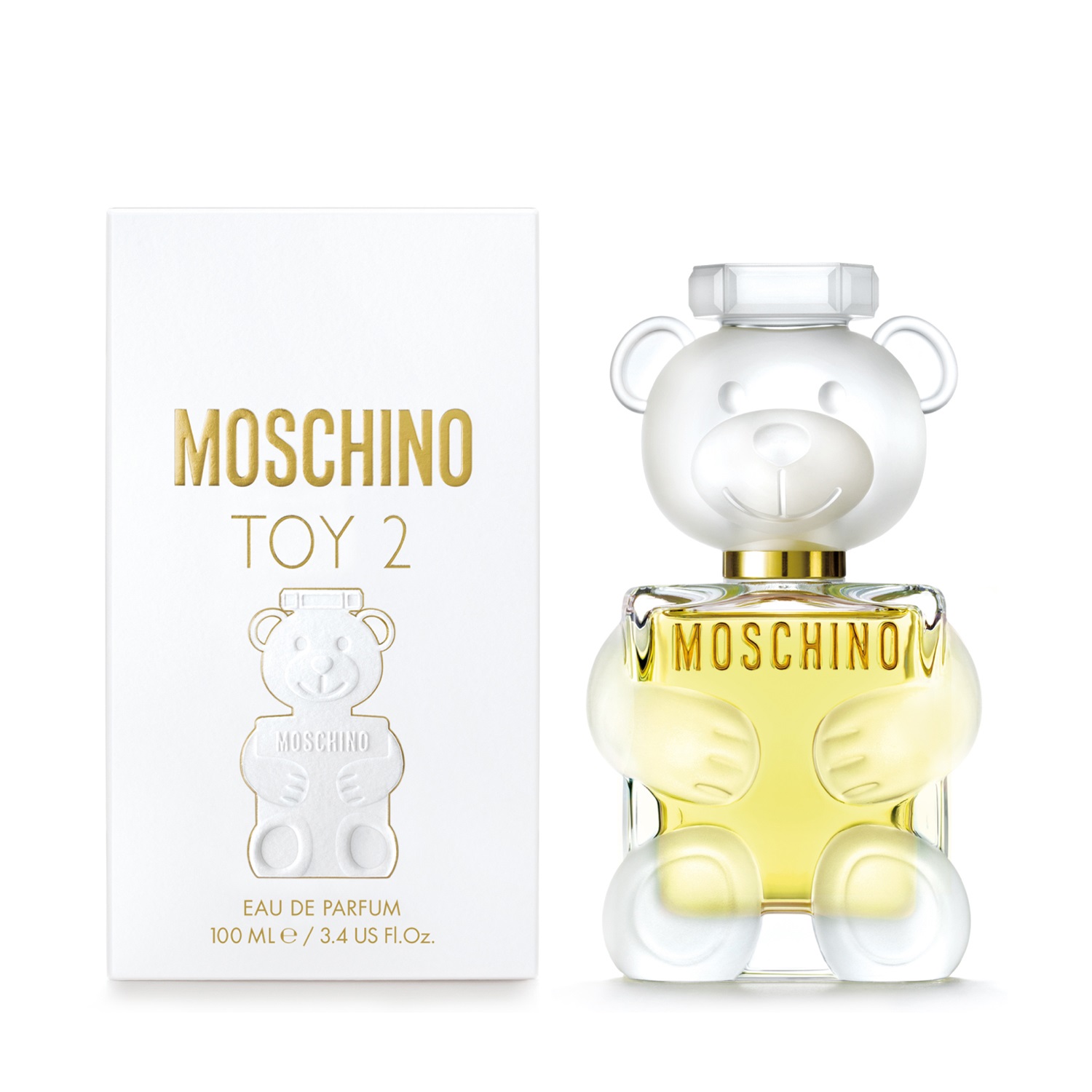 Moschino Toy 2 Eau de Parfum 100 ml - Fragranza Floreale Legnosa Muschiata per Donna, Lanciata nel 2018