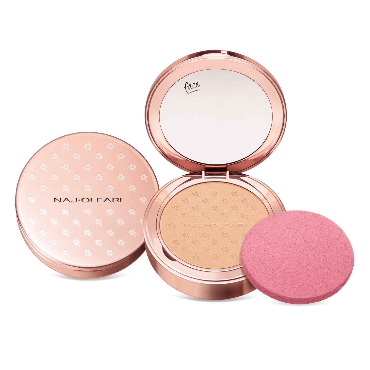 Naj-Oleari Silk Feel Wet & Dry Powder Foundation 03 Beige - Fondotinta Compatto Opacizzante 9.5g per Pelli Normali e Miste
