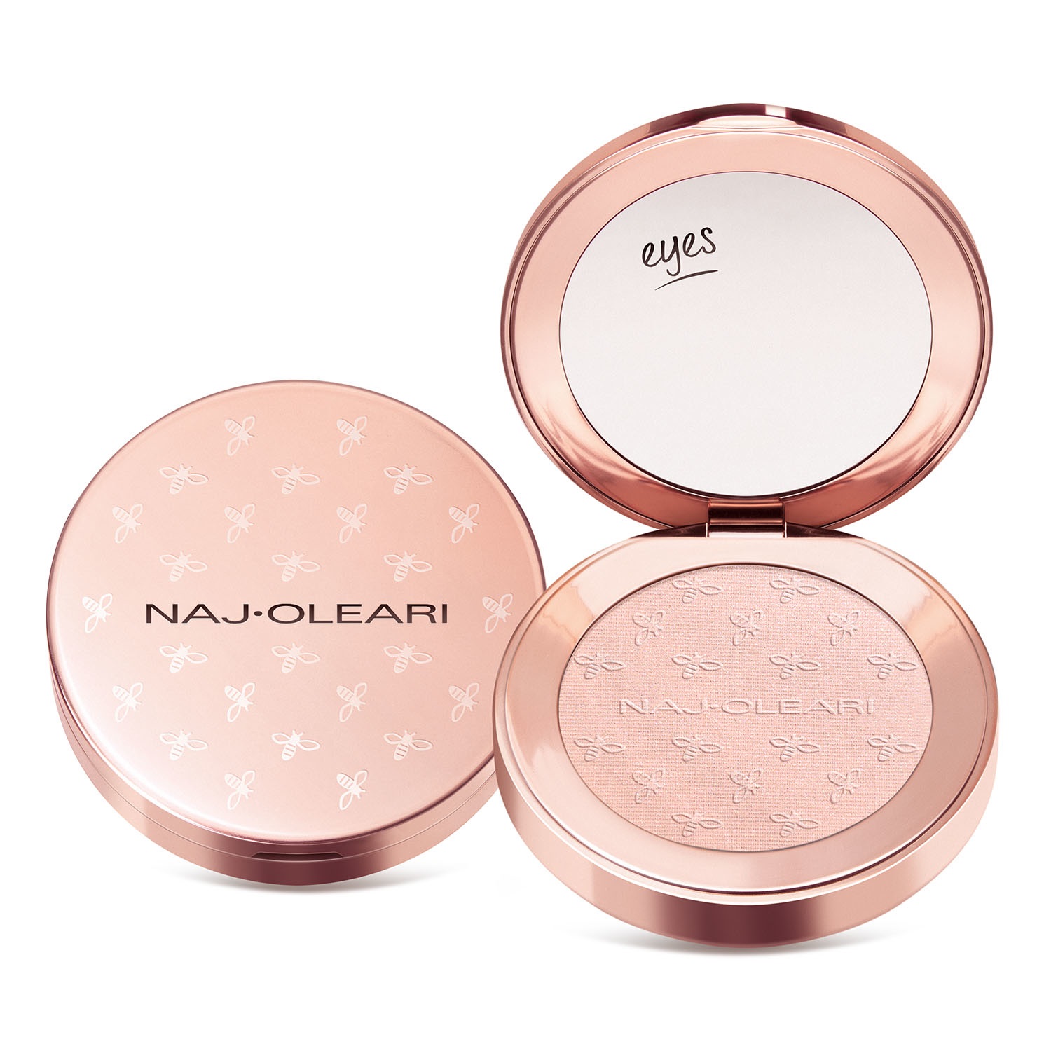 Naj Oleari Colour Fair Eyeshadow Wet&Dry 04 Cipria Perlata - Ombretto Ultra Pigmentato con Olio di Argan