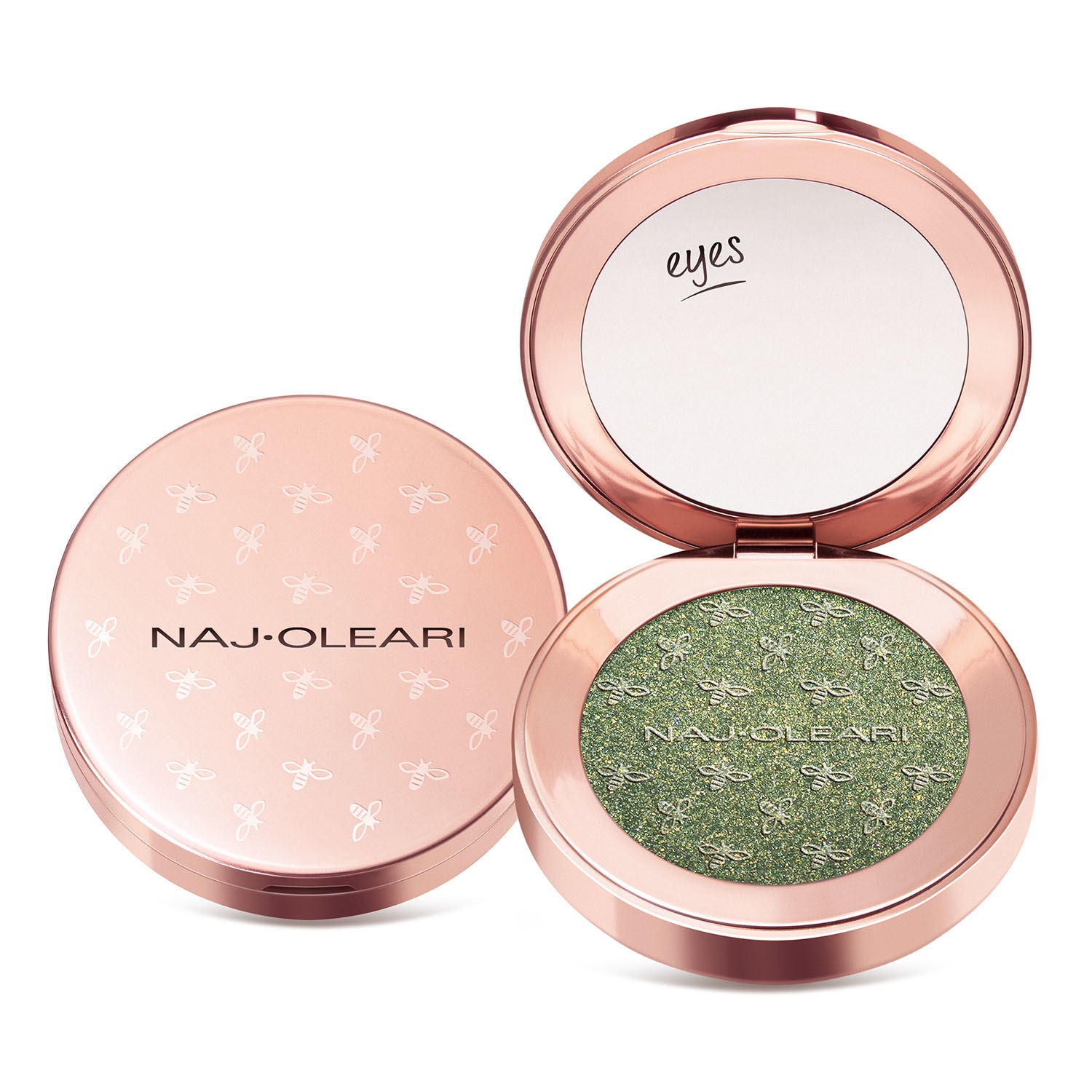 Naj Oleari Colour Fair Eyeshadow Wet & Dry 16 - Ombretto Compatto Verde Foresta Perlato, Ultra Pigmentato con Olio di Argan