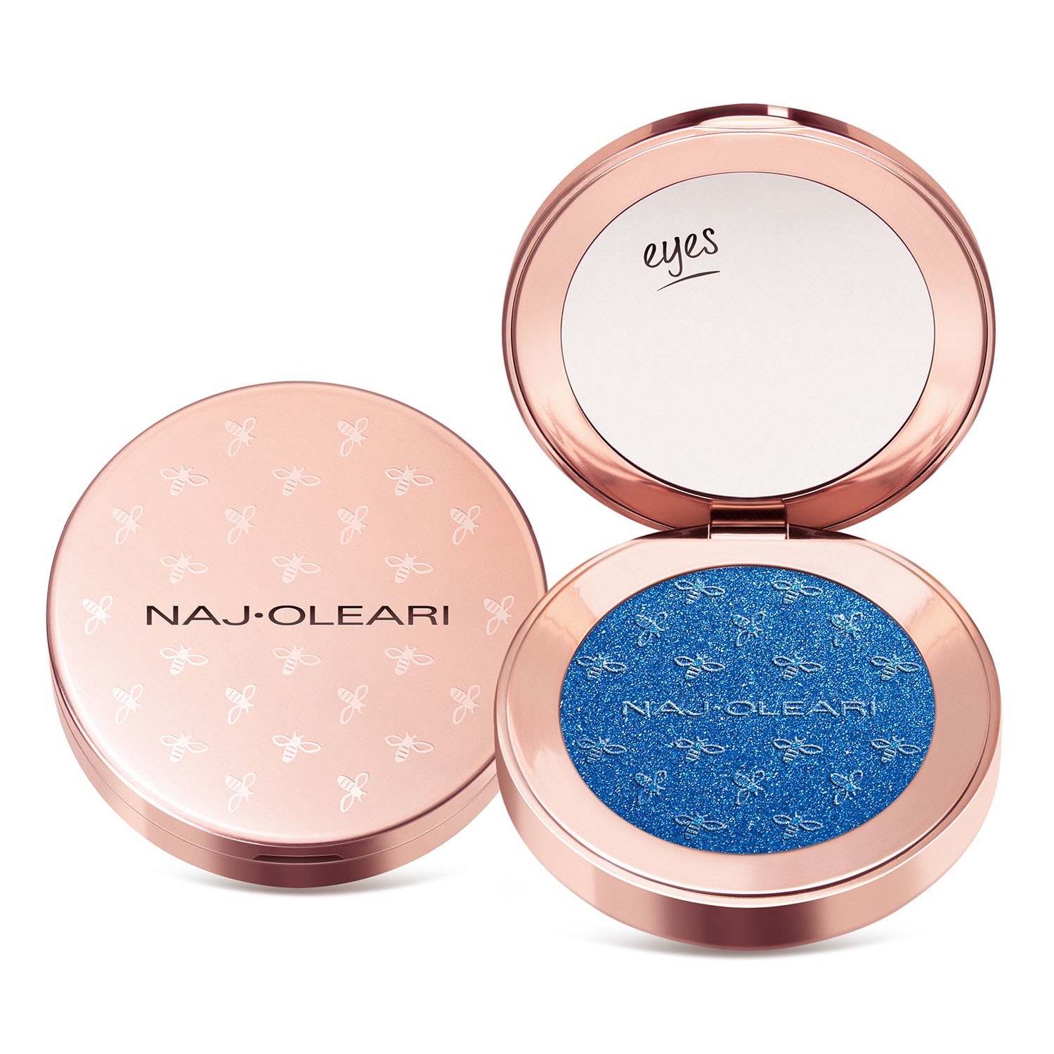 Naj-Oleari Colour Fair Eyeshadow Wet&Dry 18 - Ombretto Ultra Pigmentato Blu Oceano Perlato 2g con Olio di Argan