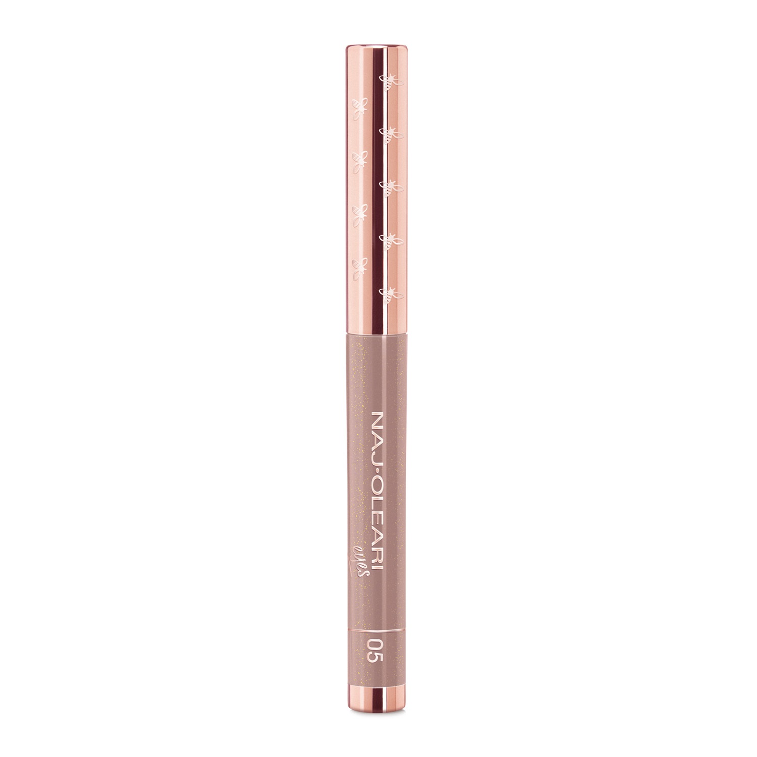 Naj-Oleari Absolute Stay Eyeshadow - Ombretto in Stick 05 Tortora Perlato, Lunghissima Tenuta e Resistente all'Acqua