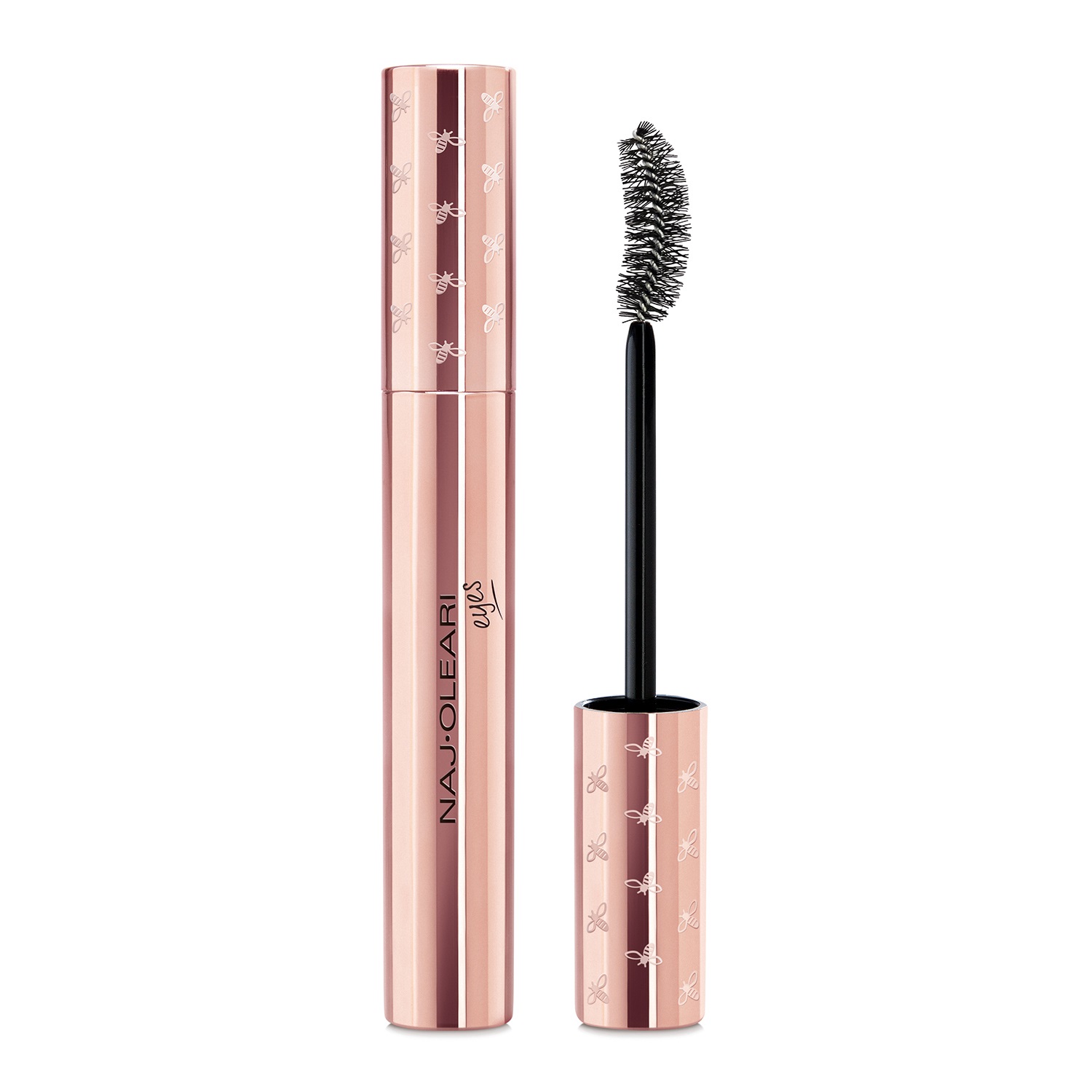 Naj-Oleari Marvelous Curl Mascara Extra Nero 13ml - Mascara Incurvante e Allungante con Applicatore Curvo e Ceramide