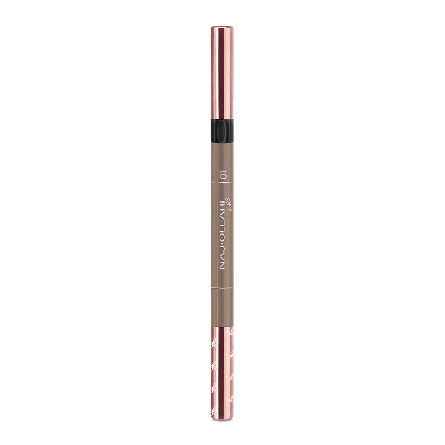 Naj-Oleari 3in1 Perfect Brow - Matita Sopracciglia 01 Bionde con Gel Colorato e Sfumino