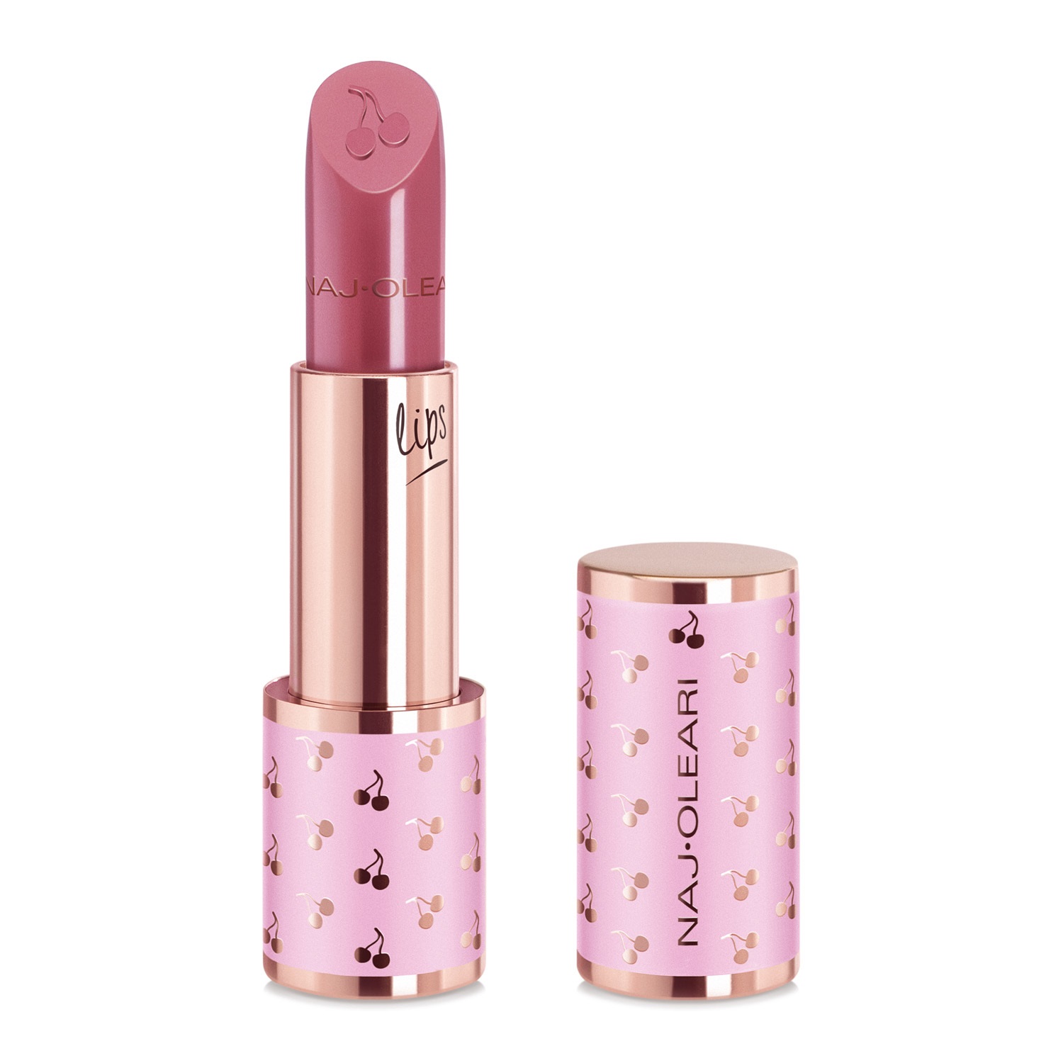 Naj-Oleari Forever Matte Lipstick 07 Rosa Naturale - Rossetto Opaco 4g con Estratti di Mango Selvatico