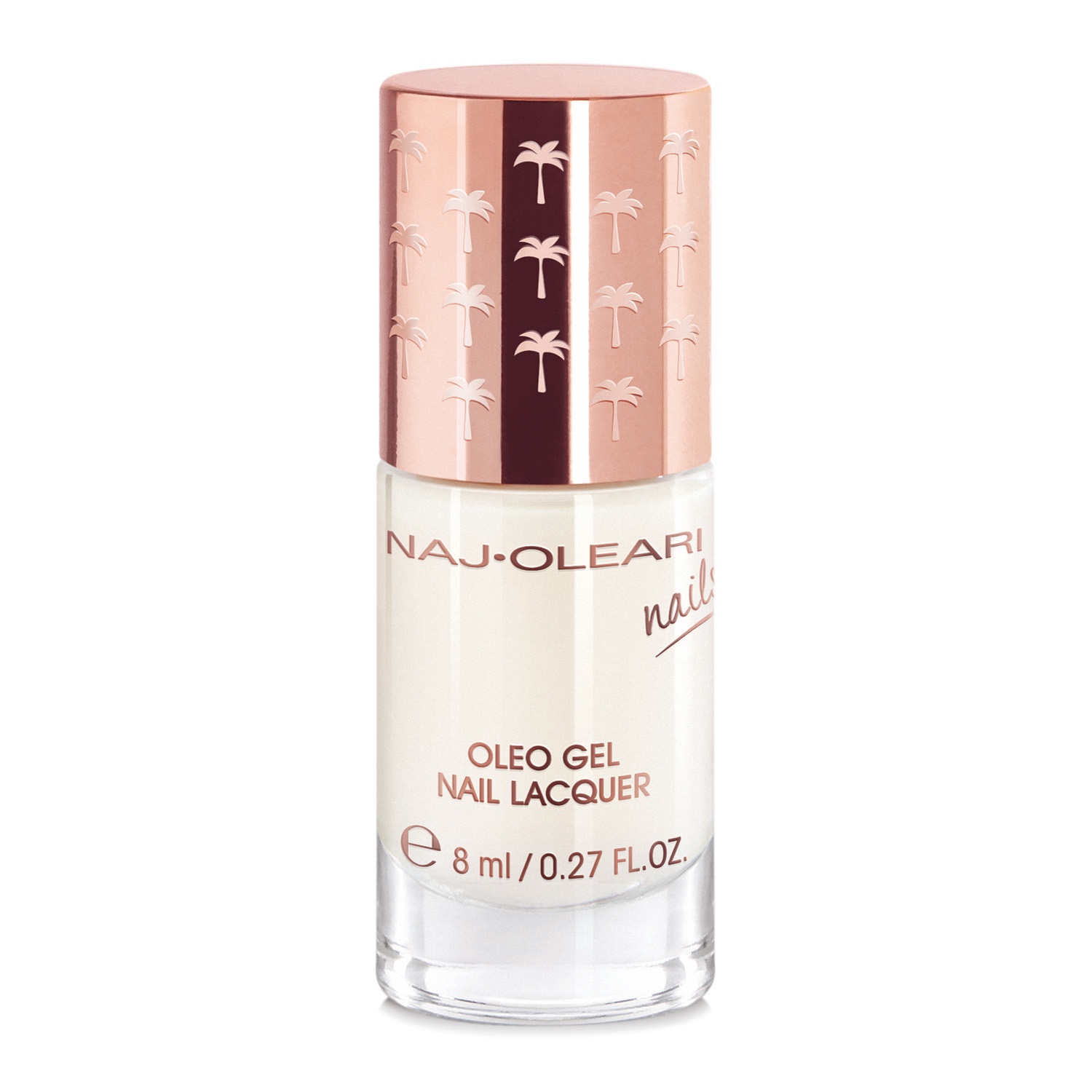 Naj-Oleari Oleo Gel Nail Lacquer 03 Bianco French - Smalto Effetto Gel Nutriente 8 ml