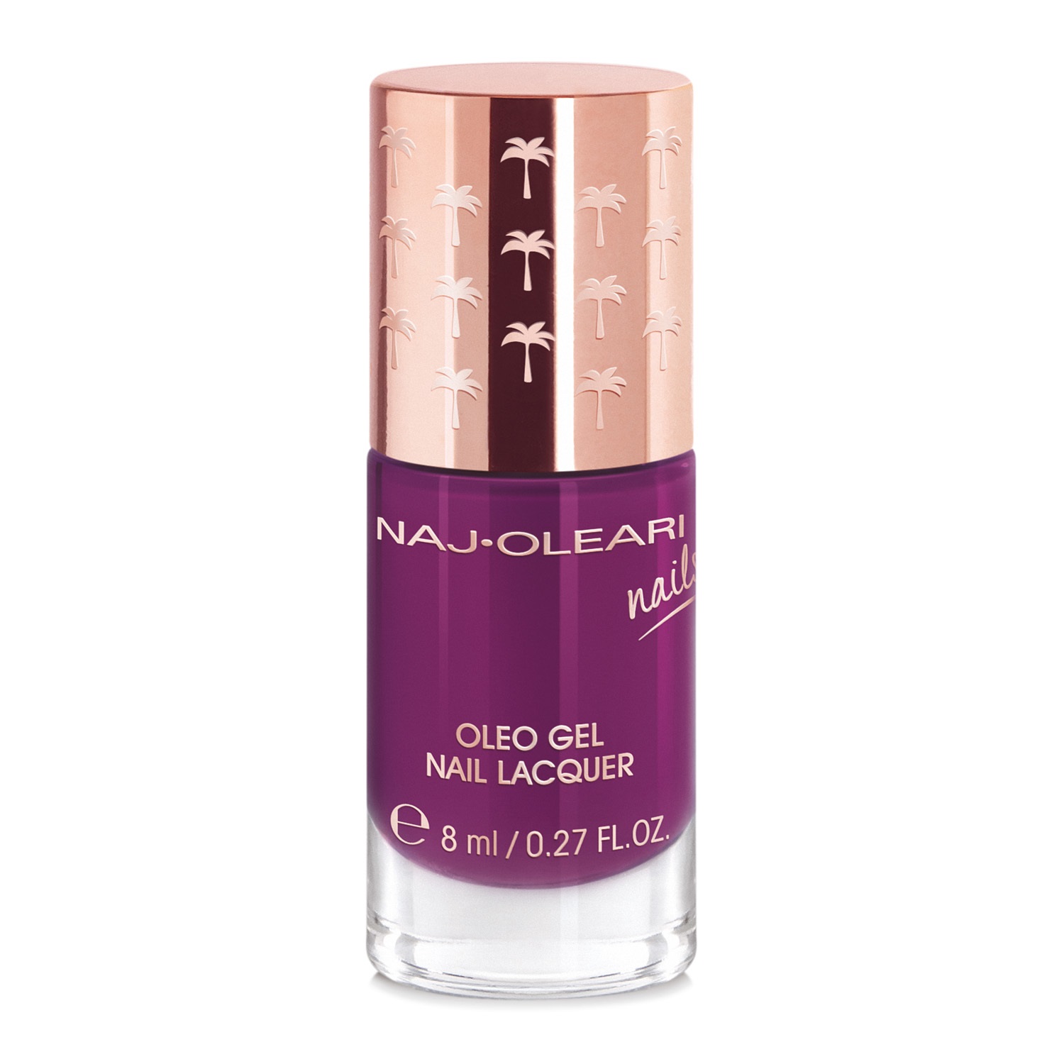 Naj-Oleari Oleo Gel Nail Lacquer 18 - Succo di Mirtillo 8ml - Smalto Effetto Gel con Olio di Avocado Nutriente