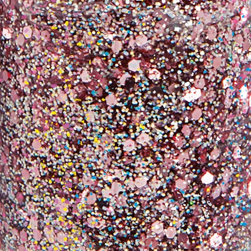 Naj-Oleari Oleo Gel Nail Lacquer 30 Glitter Rosato - Smalto Effetto Gel con Oli Emollienti e Olio di Avocado, 8ml