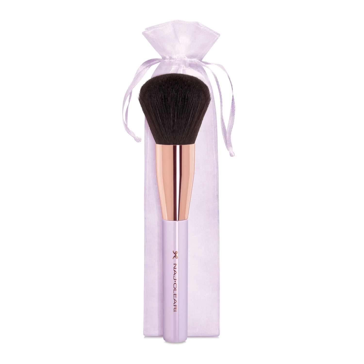 Naj-Oleari Powder Brush - Pennello Viso per Polveri Libere e Compatte con Fibre Sintetiche