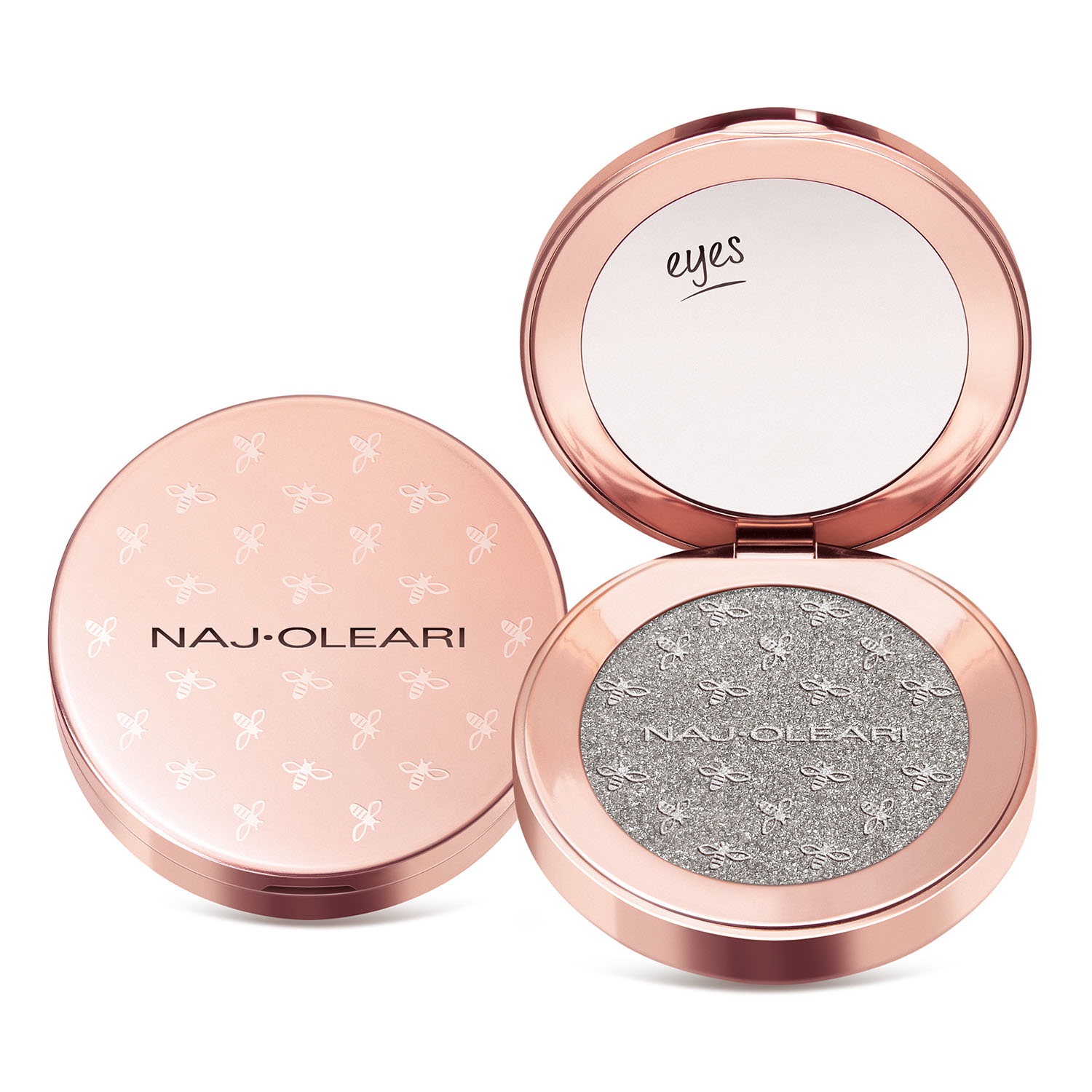 Naj-Oleari Colour Fair Eyeshadow Wet&Dry 19 Argento Siderale - Ombretto Ultra Pigmentato con Olio di Argan