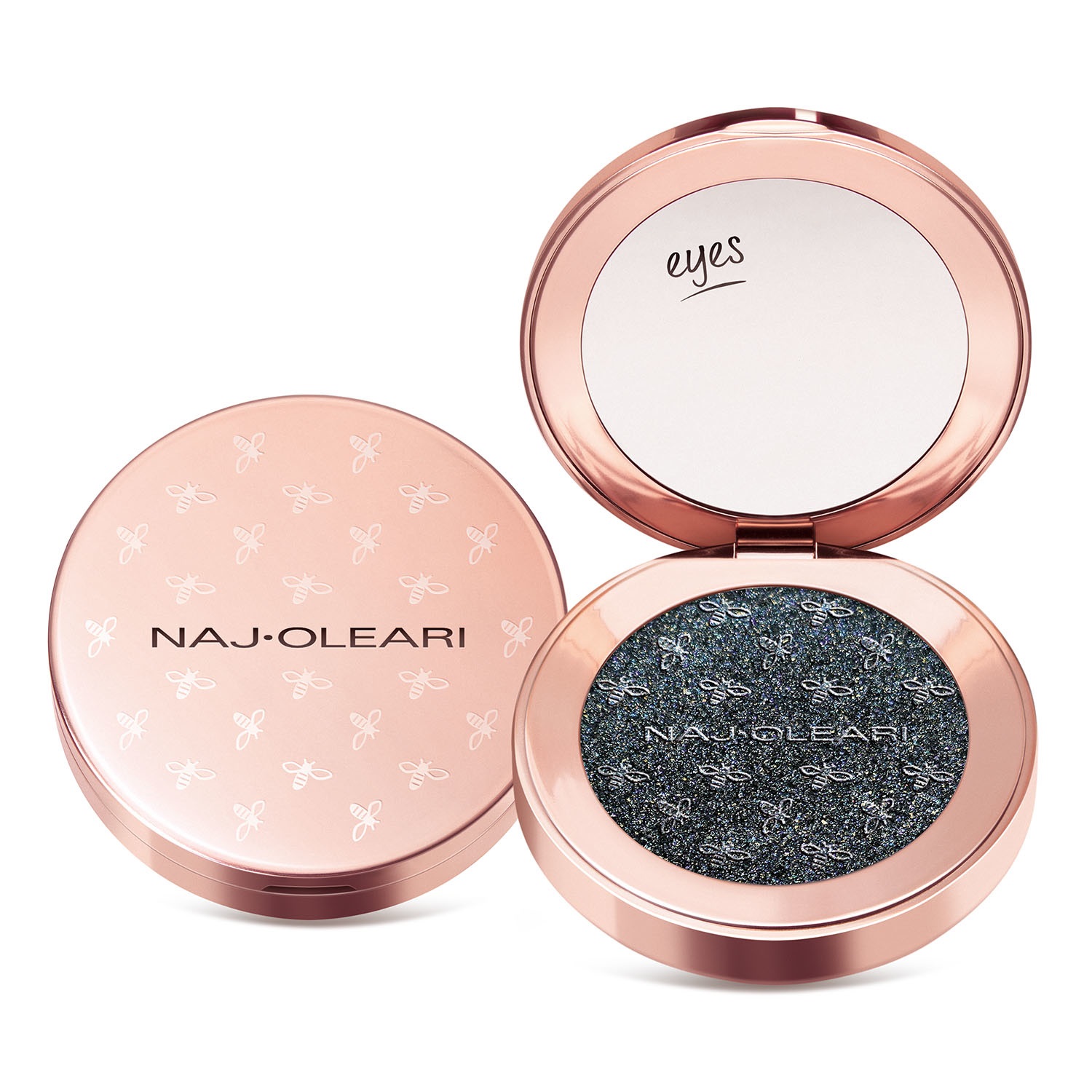 Naj-Oleari Colour Fair Eyeshadow Wet&Dry 20 - Ombretto Ultra Pigmentato Nero Multiriflesso 2g con Olio di Argan