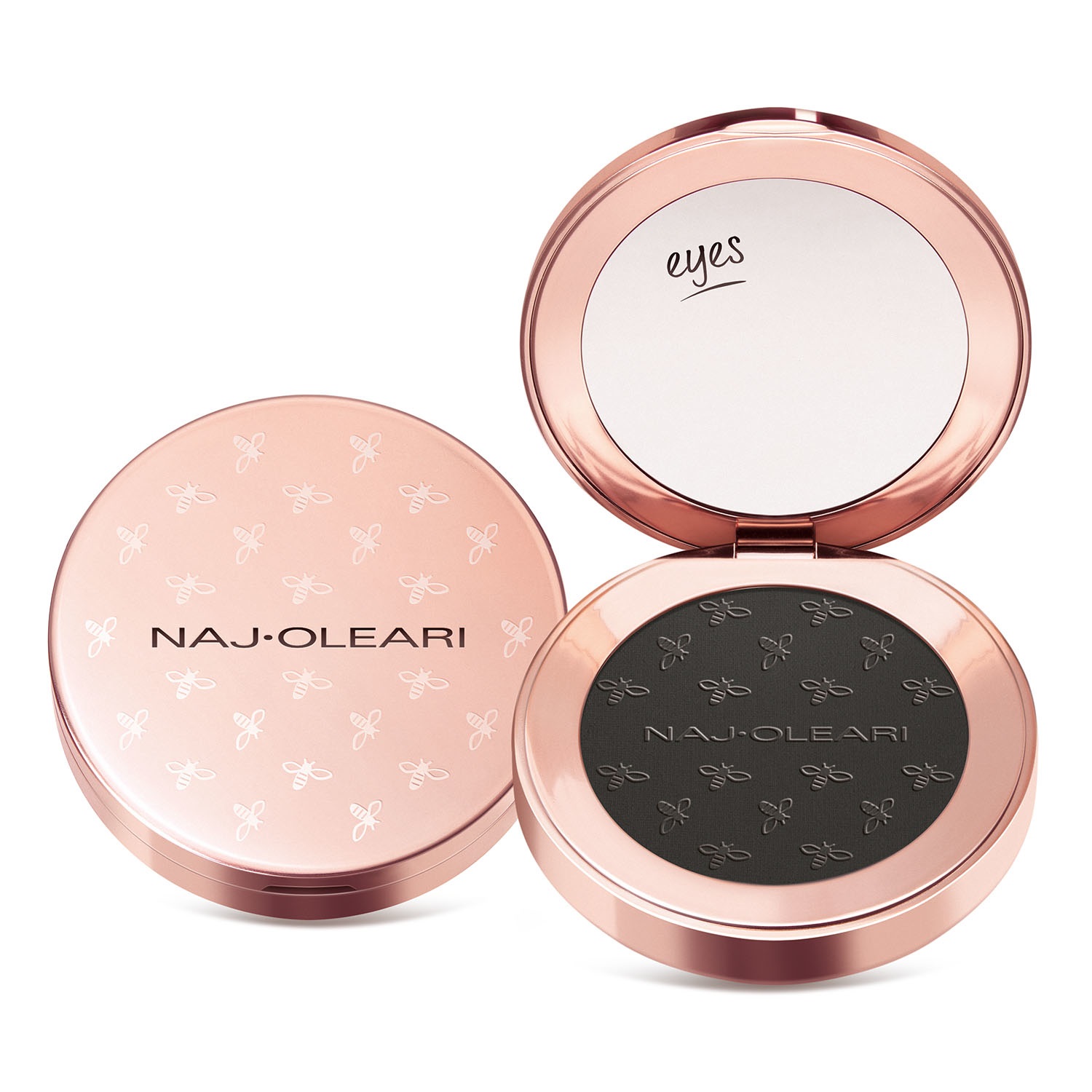Naj-Oleari Colour Fair Eyeshadow Wet&Dry 21 Nero Mat - Ombretto Ultra Pigmentato con Olio di Argan