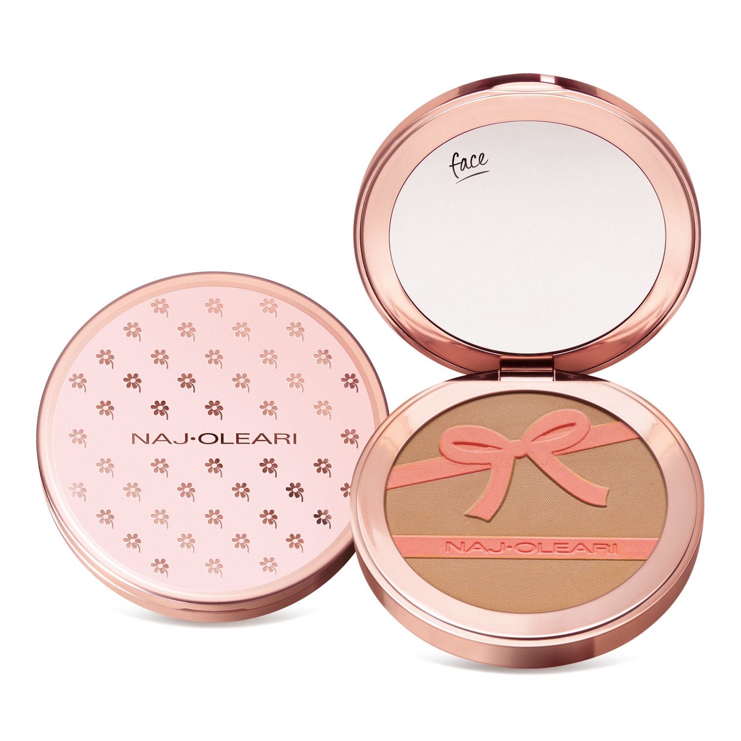 Naj Oleari Luminous Perfection Bronzer 9 g - Terra Abbronzante Illuminante Effetto Bonne Mine Colore 02 Pesca