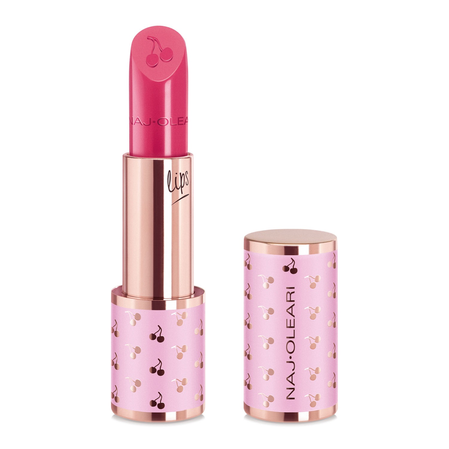Naj-Oleari Forever Matte Lipstick 12 Rosa Indiano - Rossetto Opaco con Estratti di Mango Selvatico, 3,5 g