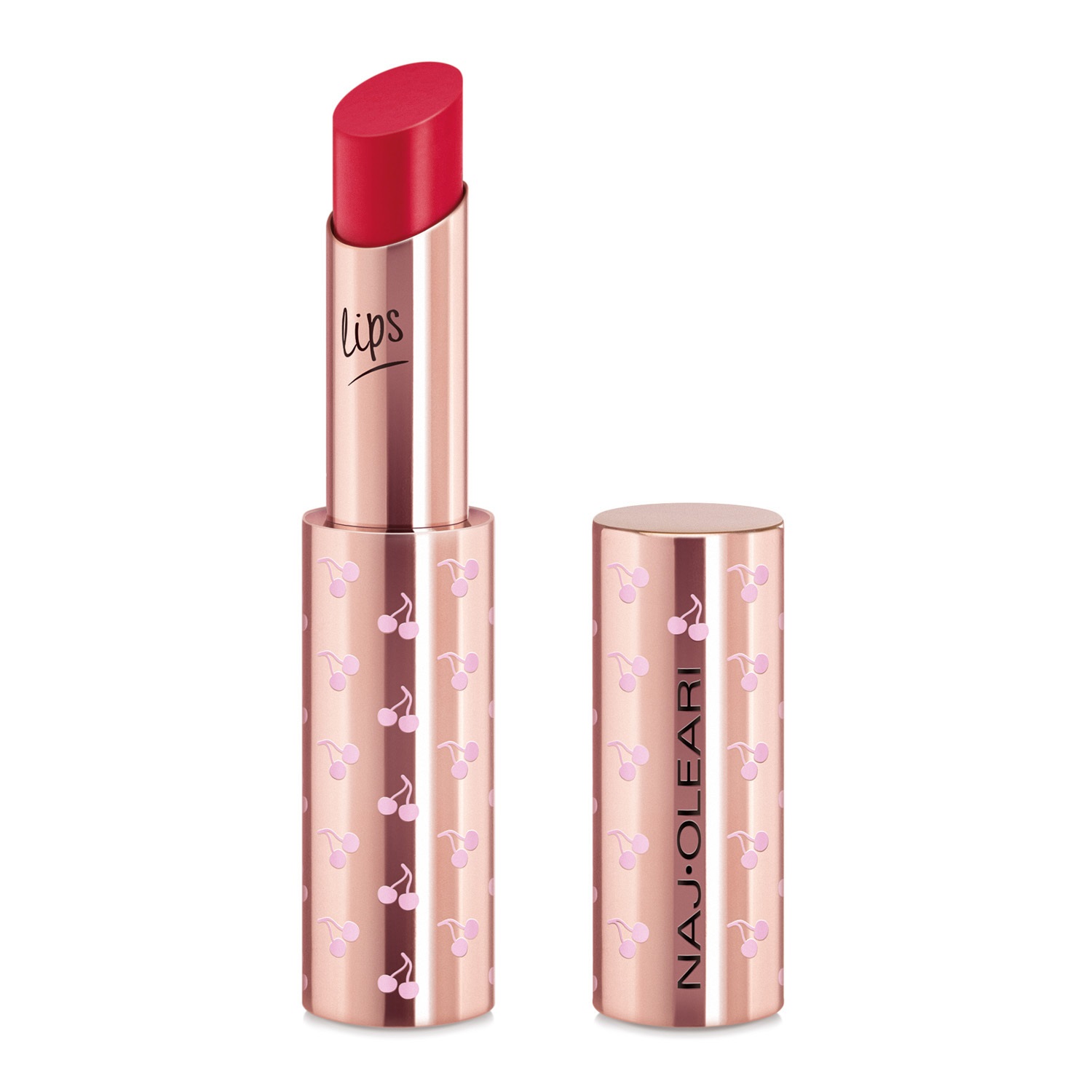 Naj-Oleari True Icon Lipstick 10 Rosso Melograno - Rossetto Satinato 3 g con Lunga Tenuta e Finish Vellutato