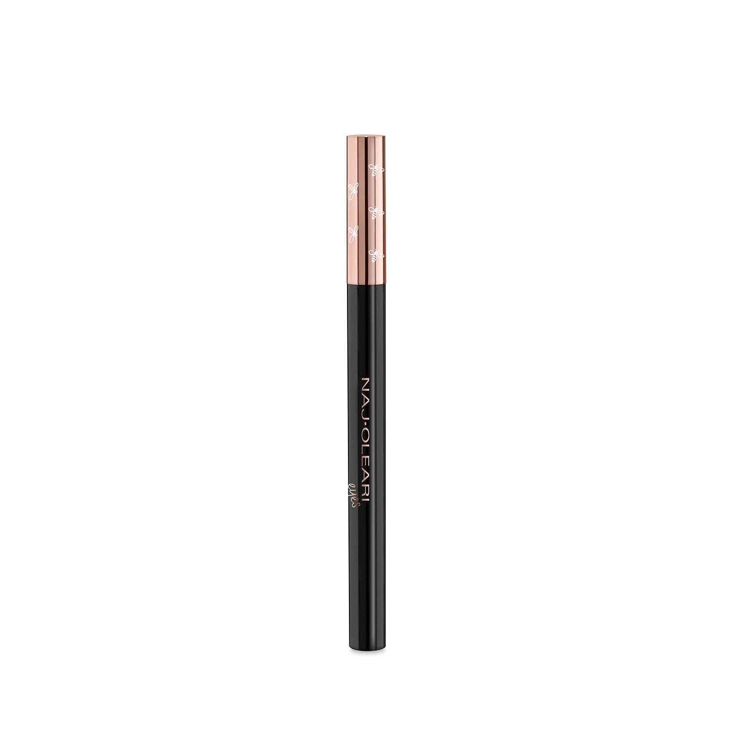 Naj-Oleari Perfect Ink Easy Liner Eyeliner in Penna Nero 0.5 g - Punta Pennellino, Scrivenza Immediata, Resistente all'Acqua
