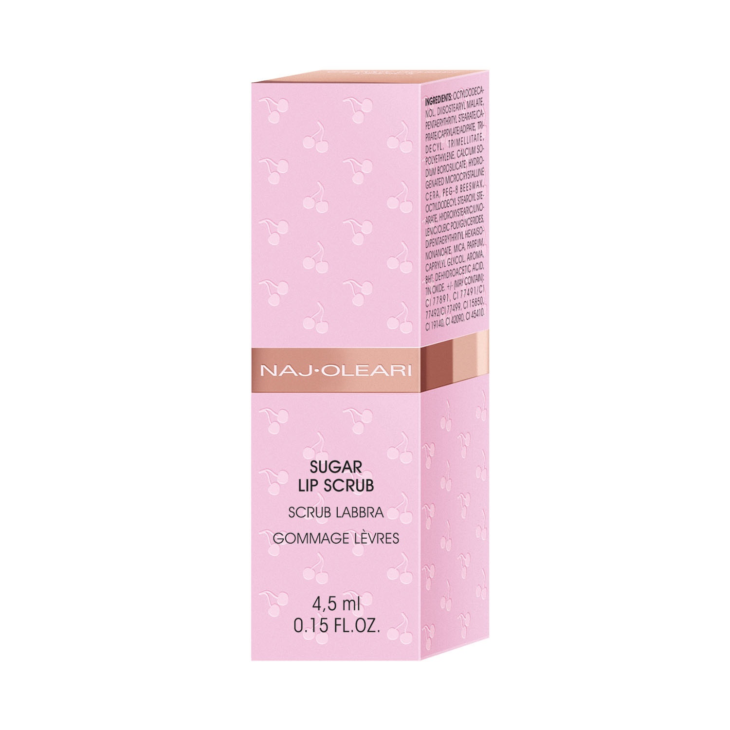 Naj-Oleari Sugar Lip Scrub 4.5ml - Scrub Esfoliante per Labbra Secche con Burro di Karité e Vitamine E e C