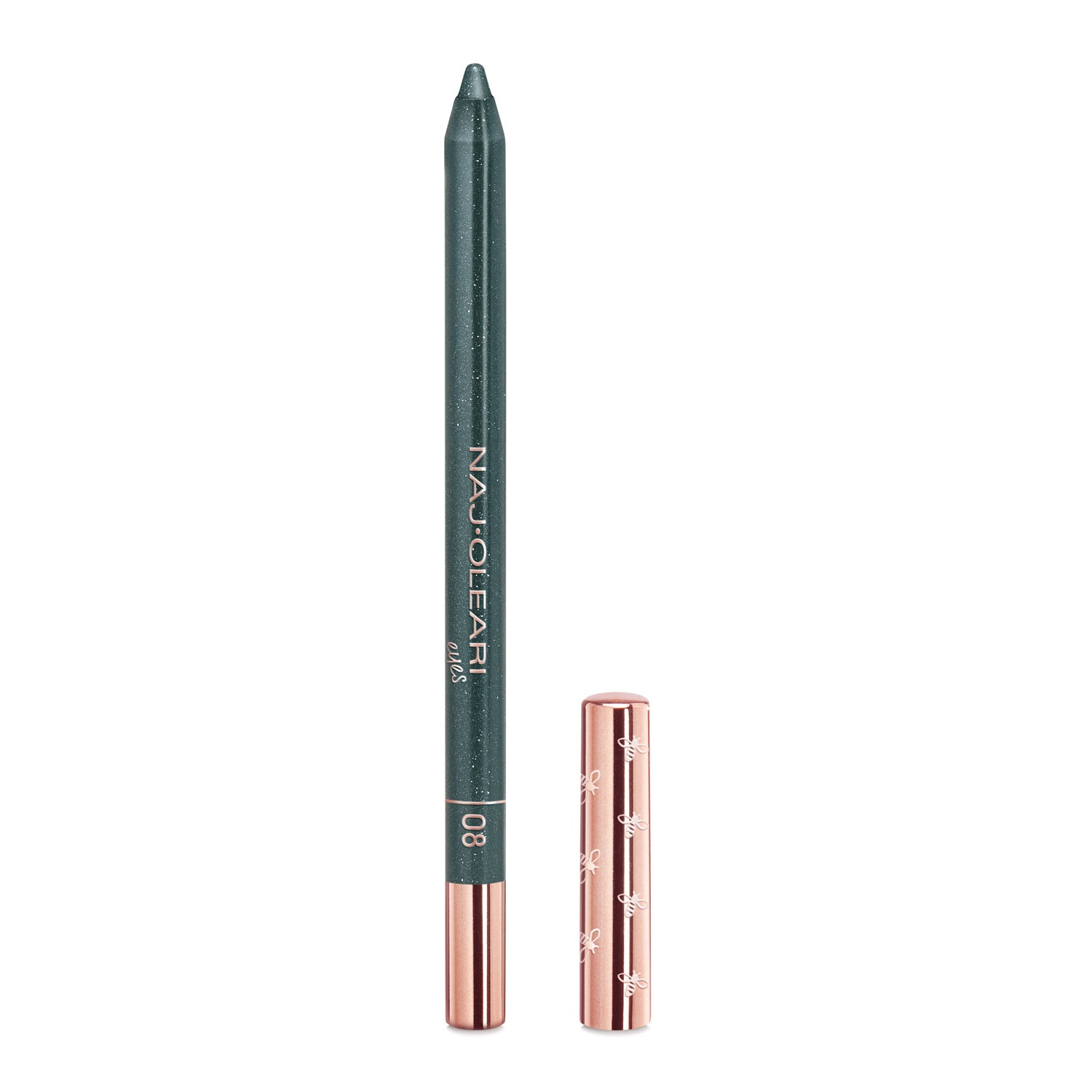 Naj-Oleari Luminous Eye Pencil 08 Grigio Perlato - Matita Occhi Lunga Tenuta, Resistente all'Acqua