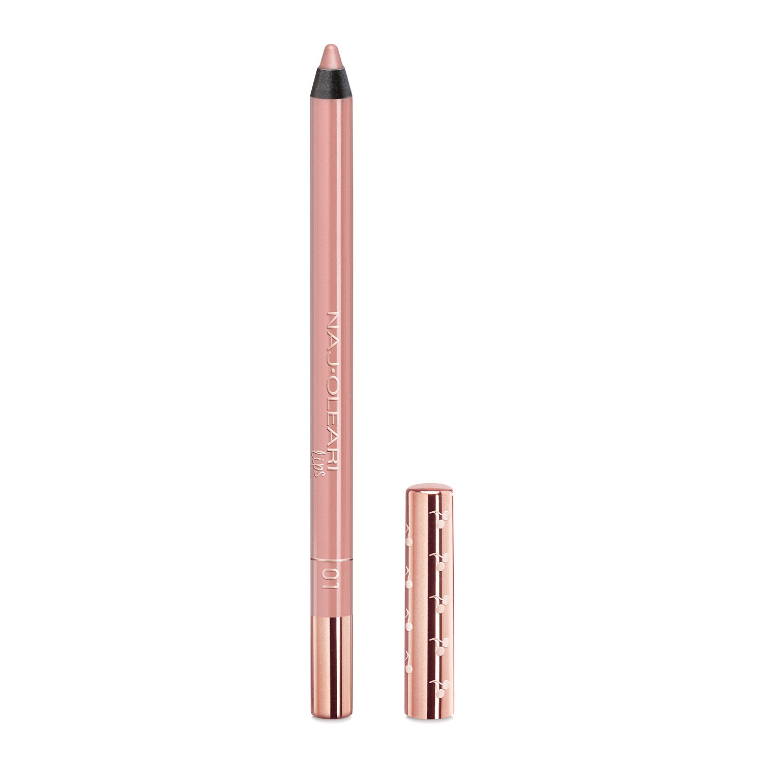 Naj-Oleari Perfect Shape Lip Pencil 01 Rosa Delicato - Matita Labbra a Lunga Tenuta, No-Transfer e Resistente all'Acqua