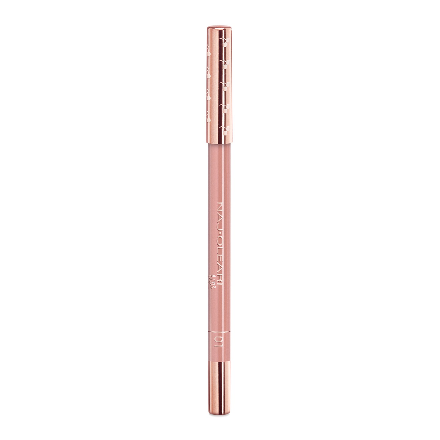 Naj-Oleari Perfect Shape Lip Pencil 01 Rosa Delicato - Matita Labbra a Lunga Tenuta, No-Transfer e Resistente all'Acqua