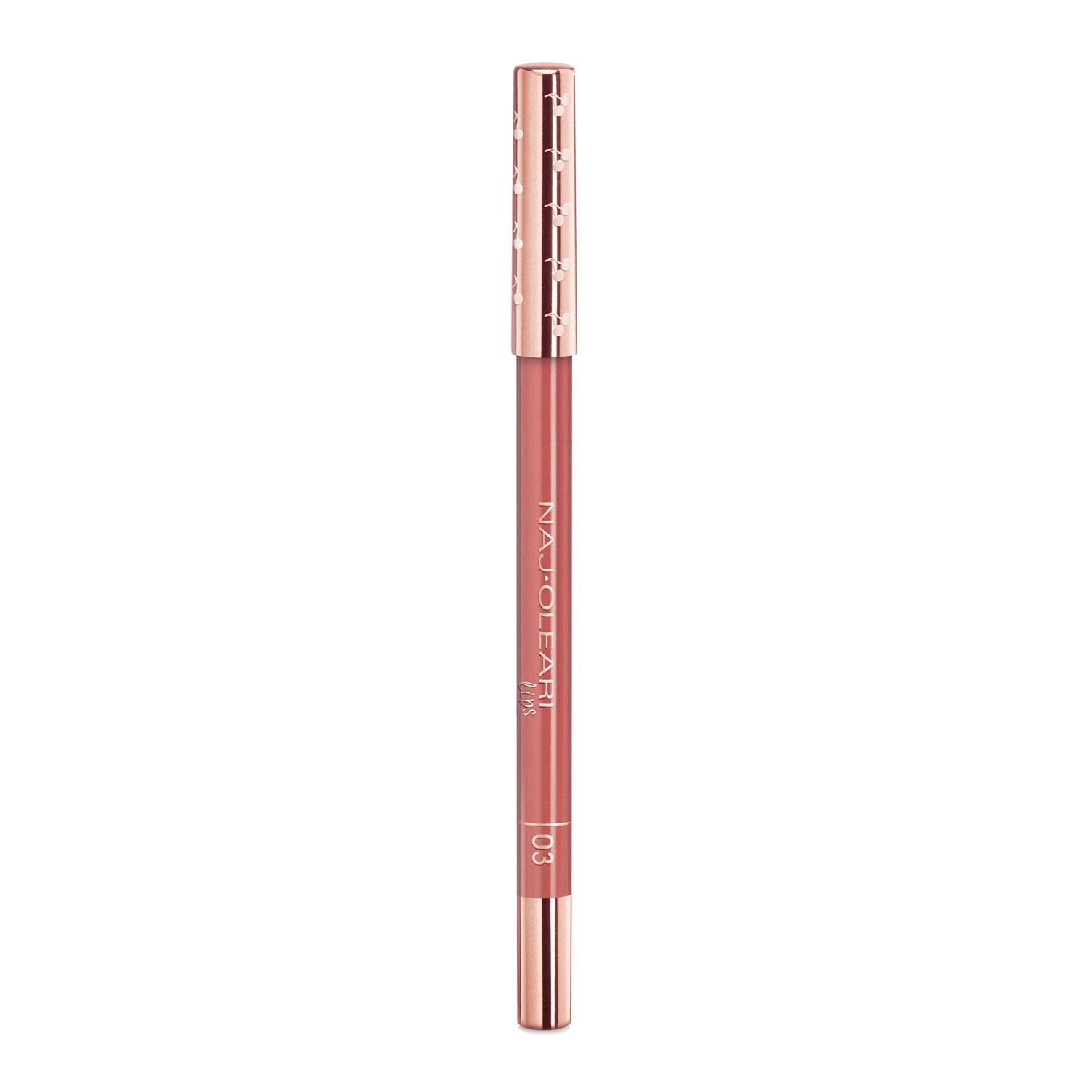 Naj-Oleari Perfect Shape Lip Pencil 03 Rosa Vintage - Matita Labbra a Lunga Tenuta, No-Transfer e Resistente all'Acqua