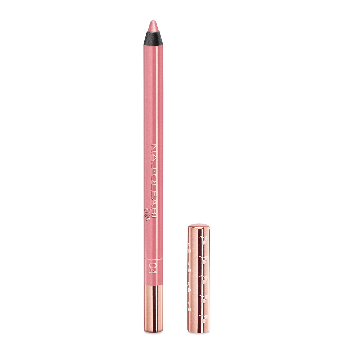 Naj-Oleari Perfect Shape Lip Pencil 04 Rosa Corallo - Matita Labbra a Lunga Tenuta, No-Transfer e Resistente all'Acqua