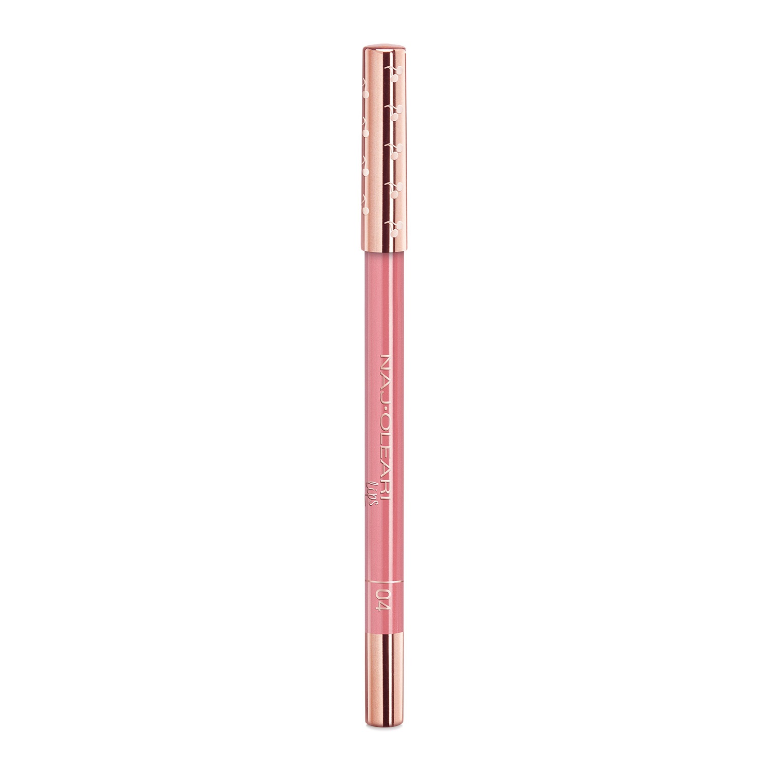 Naj-Oleari Perfect Shape Lip Pencil 04 Rosa Corallo - Matita Labbra a Lunga Tenuta, No-Transfer e Resistente all'Acqua