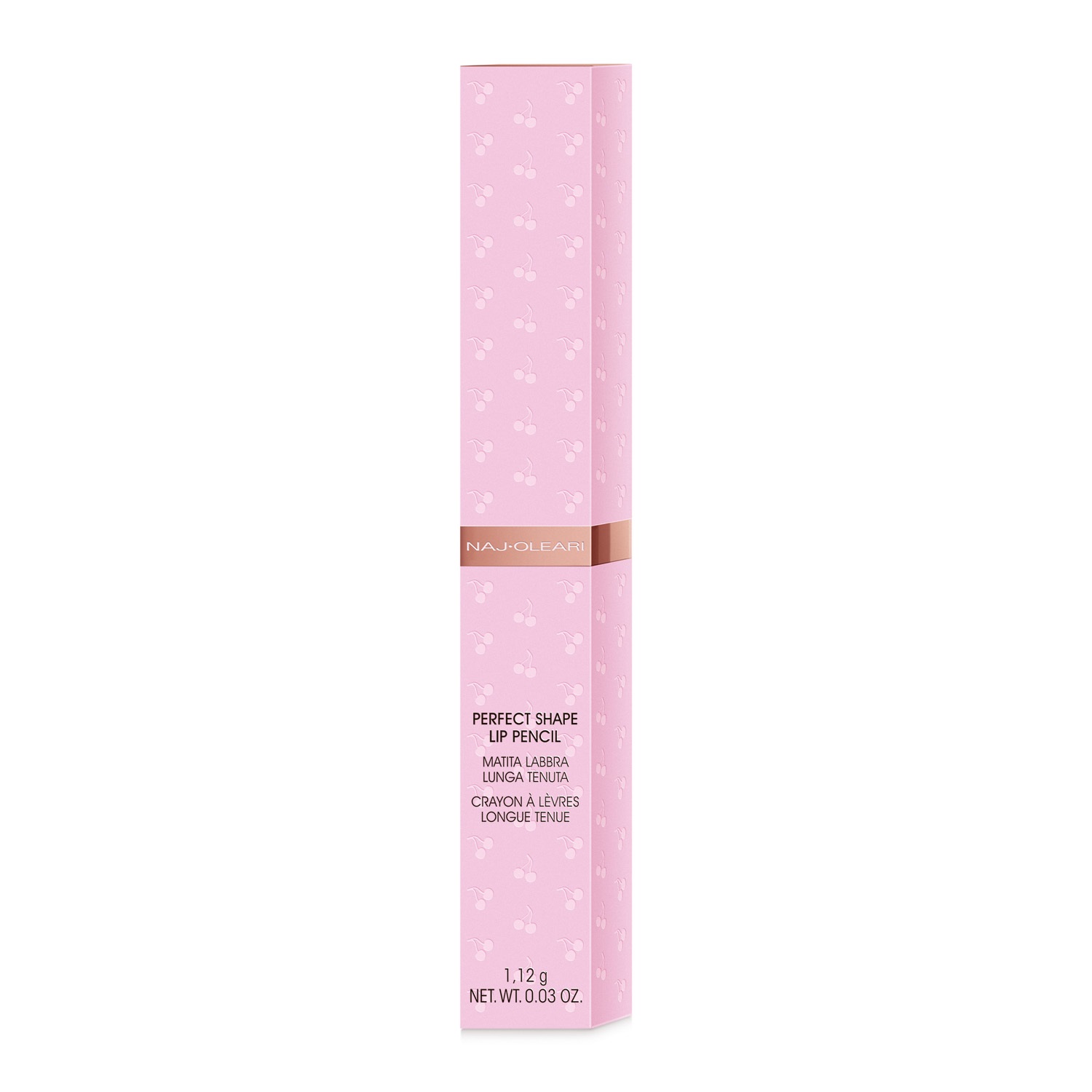 Naj-Oleari Perfect Shape Lip Pencil 04 Rosa Corallo - Matita Labbra a Lunga Tenuta, No-Transfer e Resistente all'Acqua
